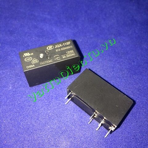 HF115F 012 2ZS4 JQX 115F 012 2ZS4 Relay 12V 8A 8 chân Rơ le 12V 8A 8 chân