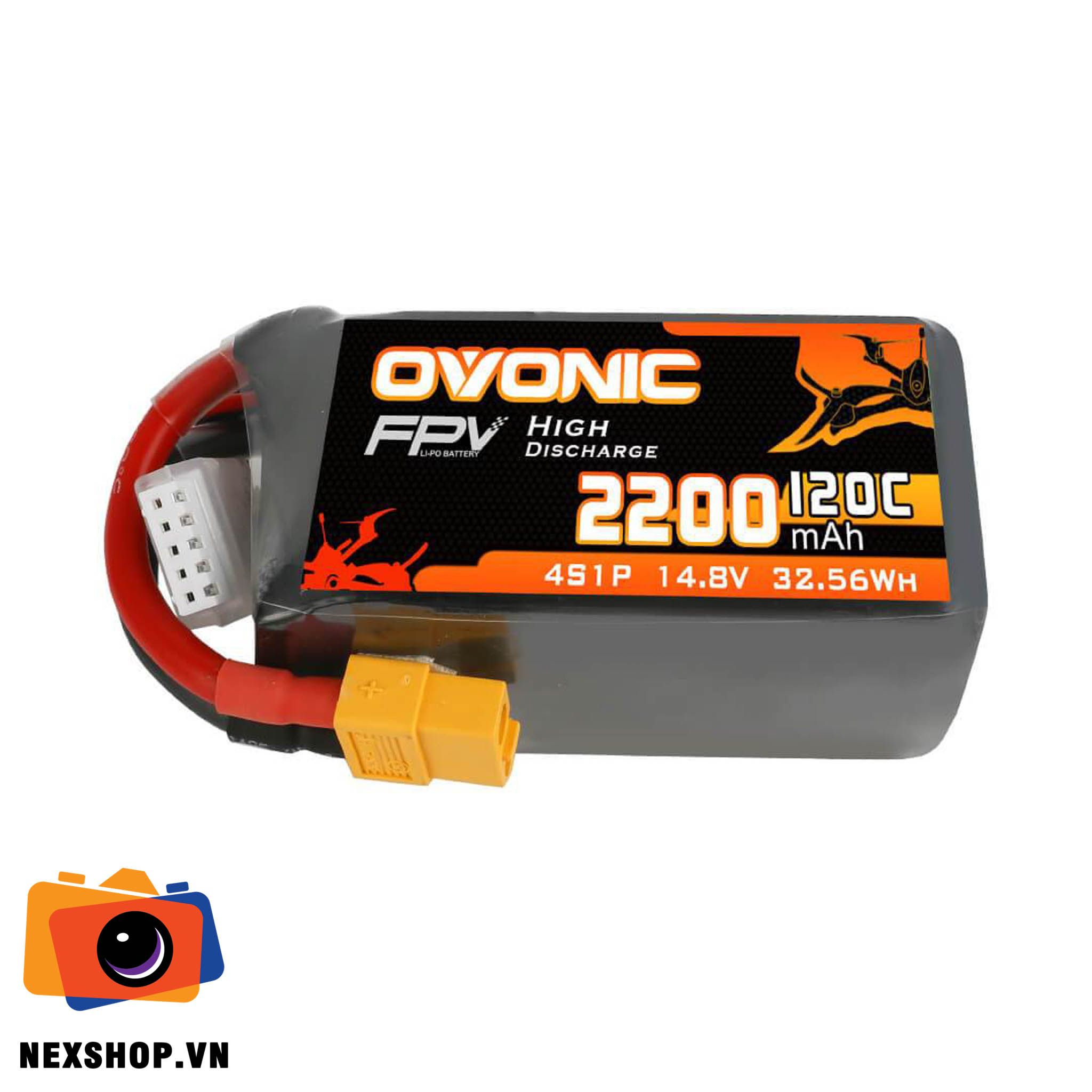 Pin Lipo Cho Fpv OVONIC 2200MAH 4S 120C