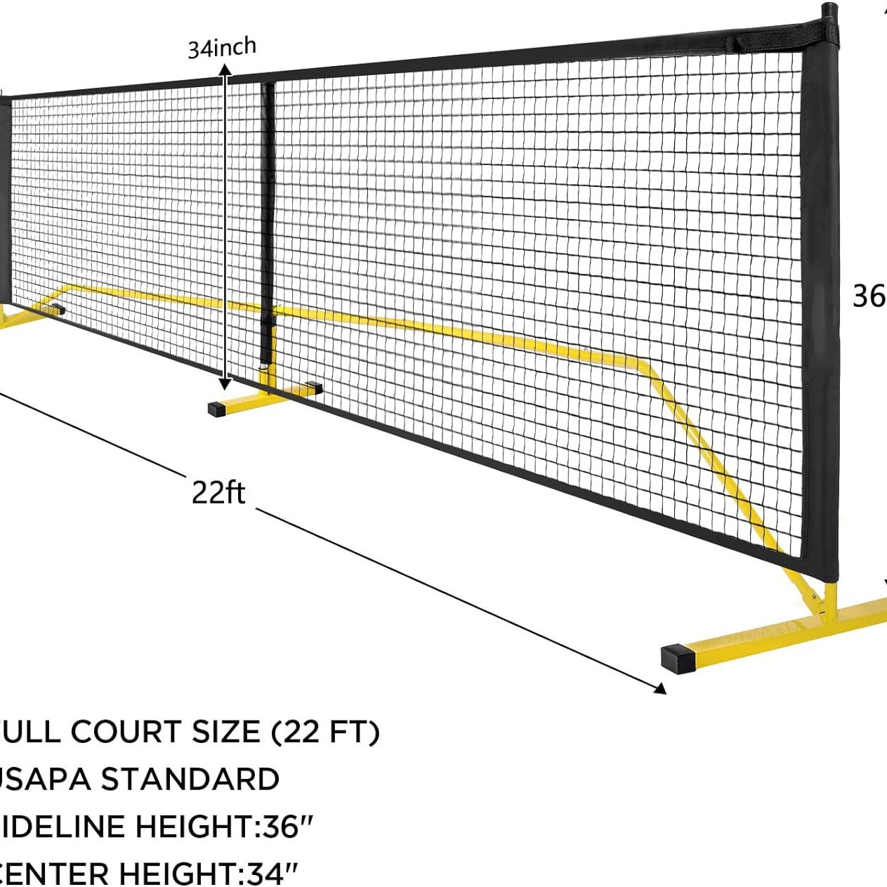 Bộ Lưới Pickleball 6m – Lưới Pickleball Chất Lượng Cao, Di Động, Dễ Dàng Lắp Ráp