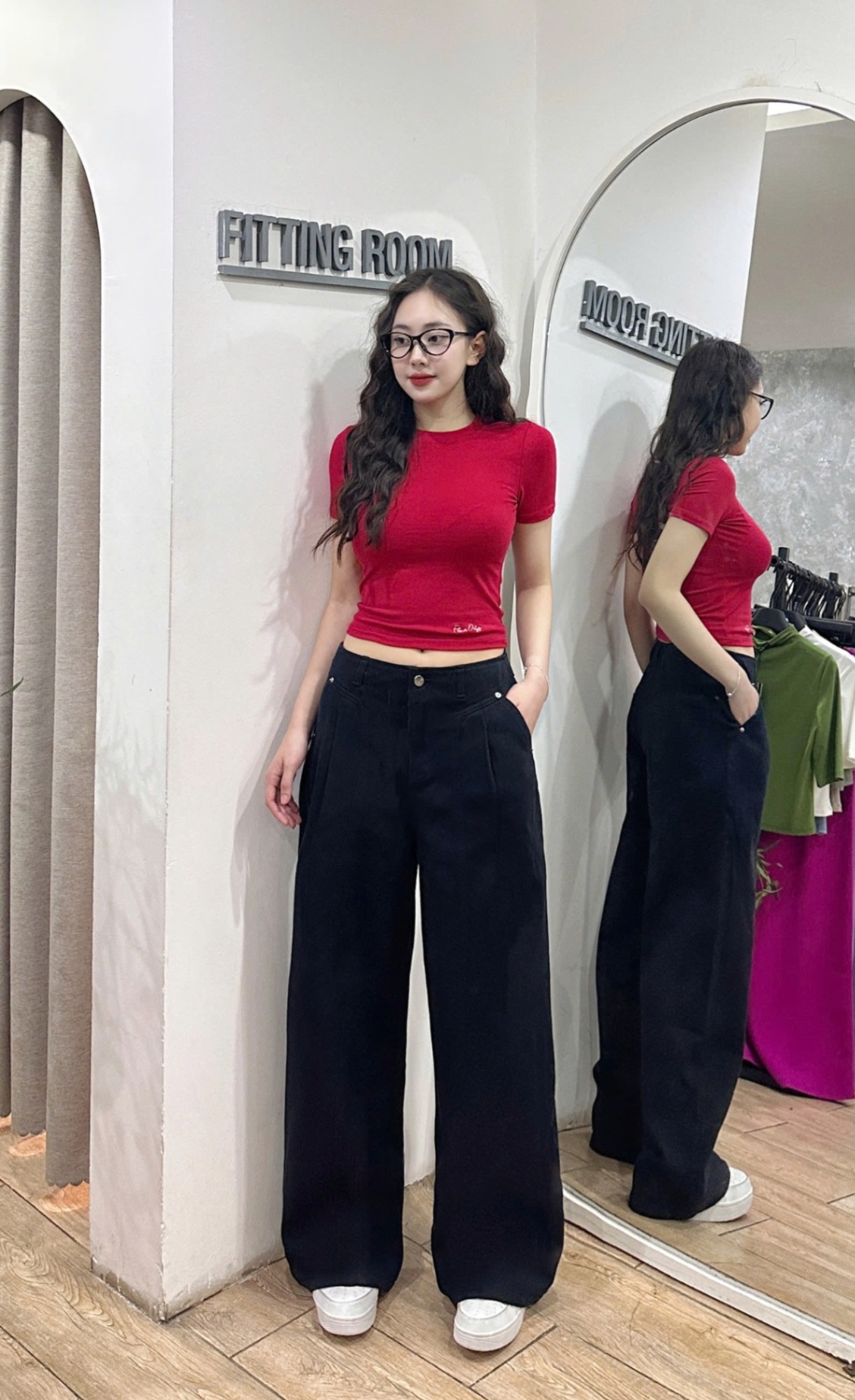 Quần Kaki Ghép 3 Mảnh