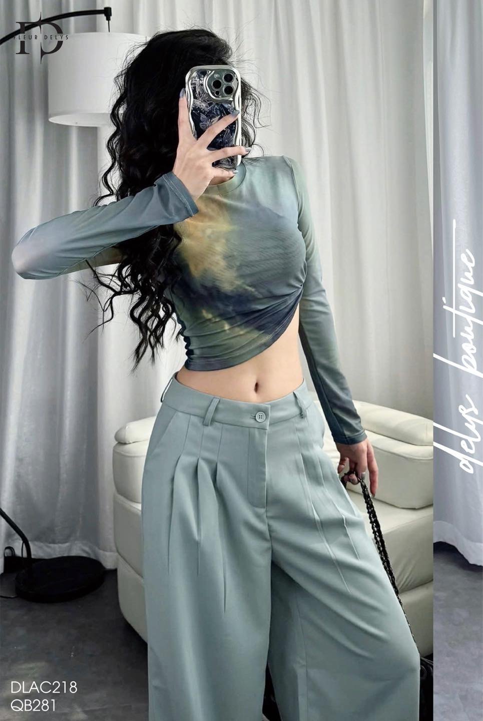 Áo Lưới Loang Màu