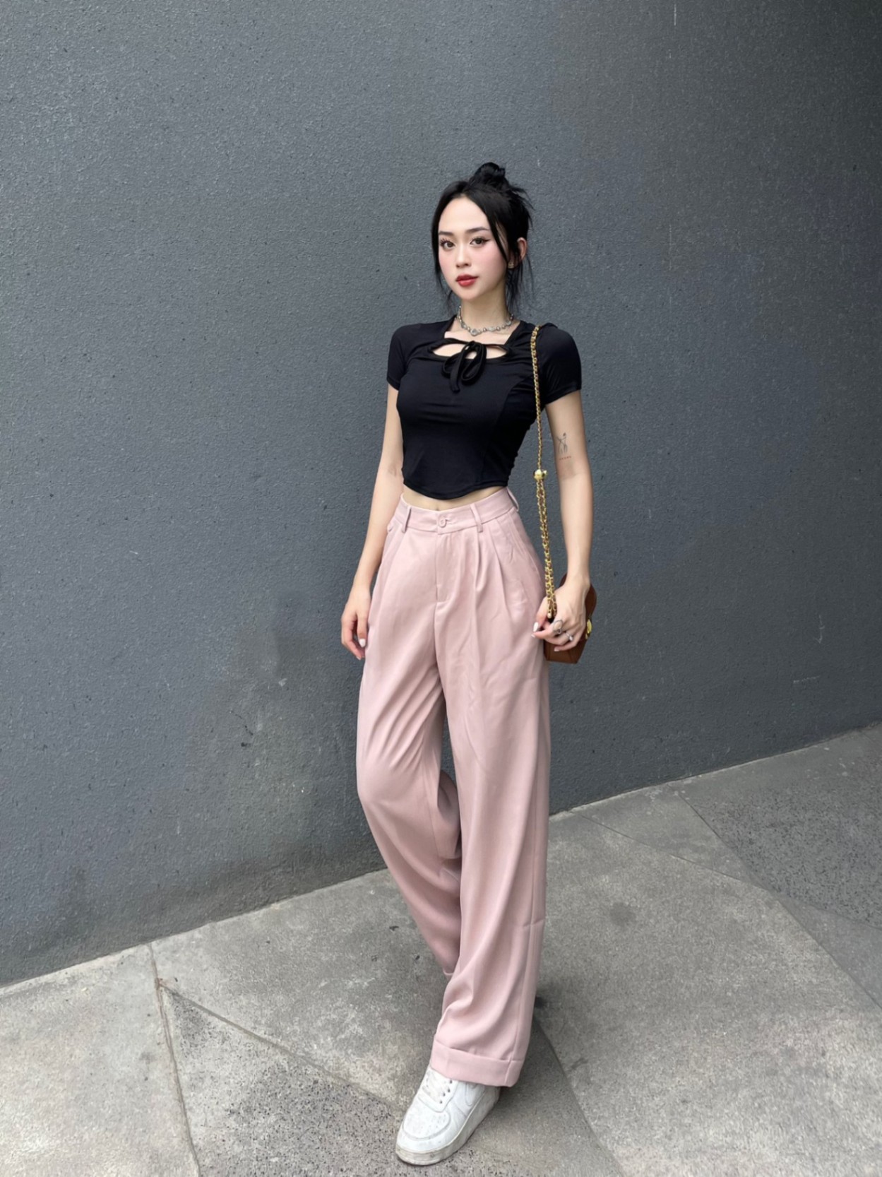 Quần Suông Túi Cúc TQ