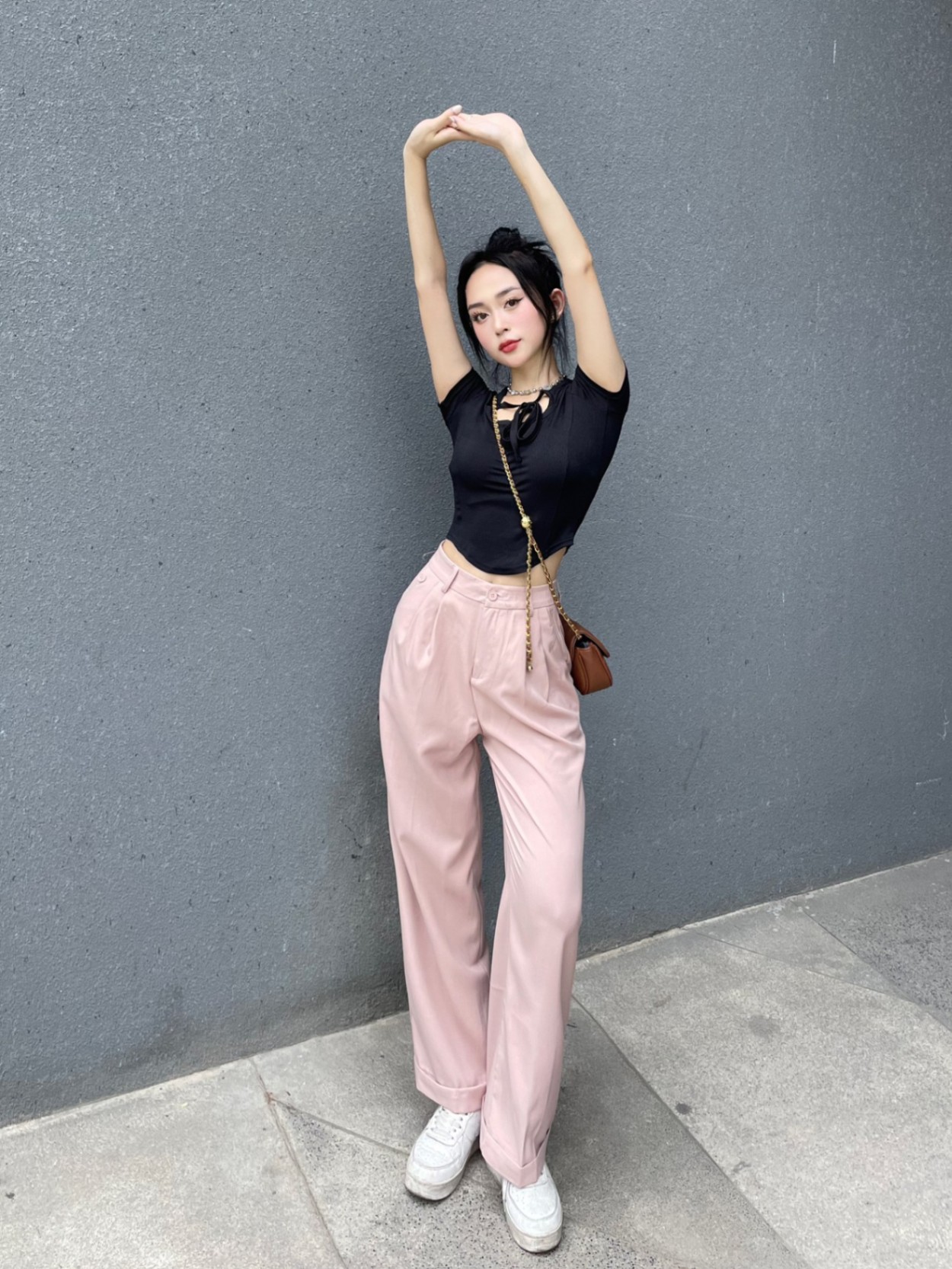 Quần Suông Túi Cúc TQ