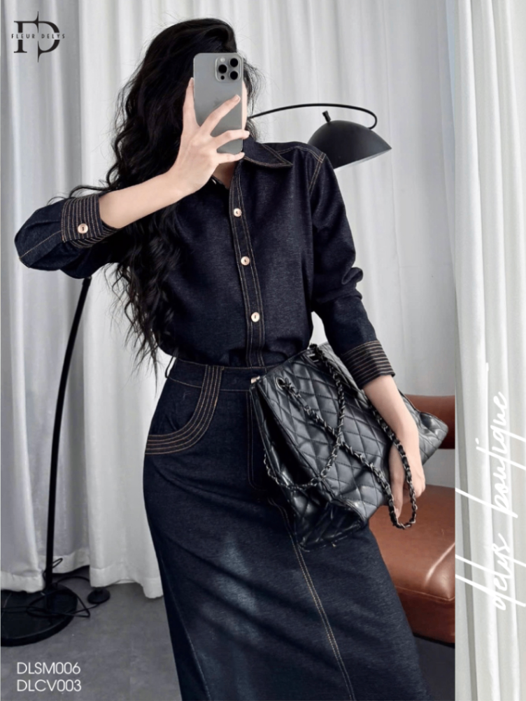 Áo Sơ Mi Bò Trần Chỉ