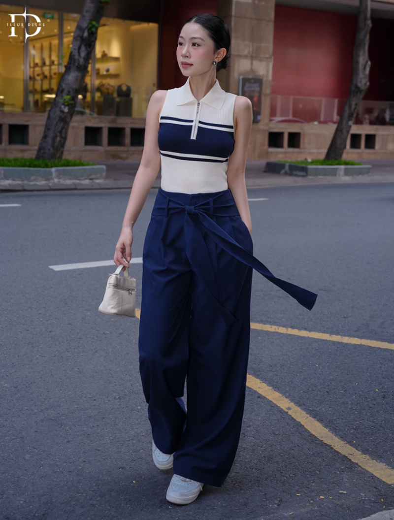 Quần Kaki Thắt Dây Nơ