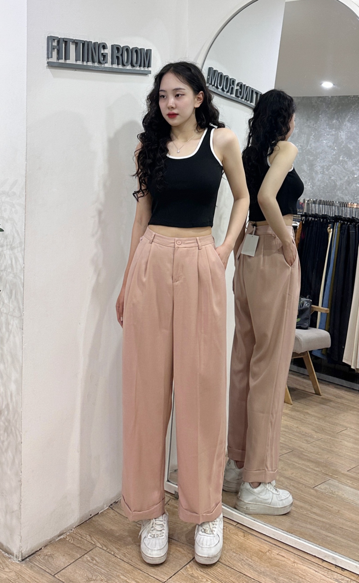 Quần Suông Túi Cúc TQ