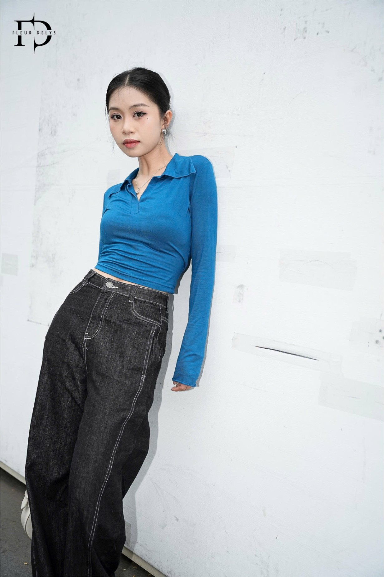 Quần Jean Chỉ Trắng