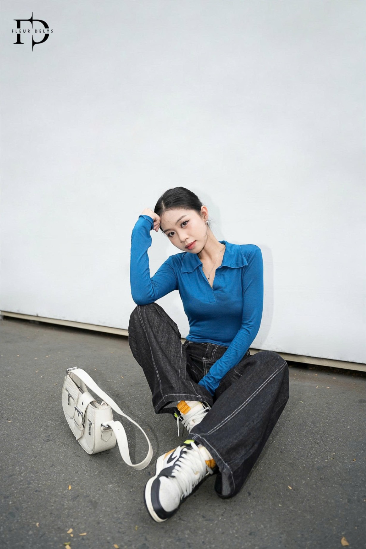 Quần Jean Chỉ Trắng