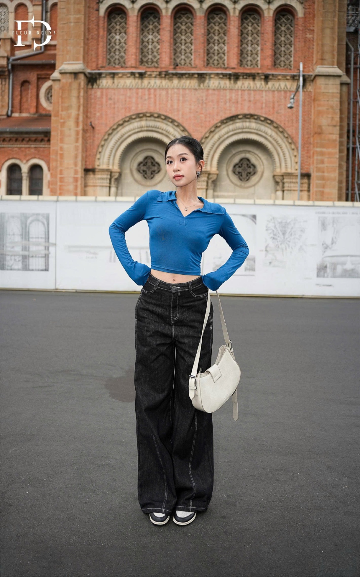 Quần Jean Chỉ Trắng