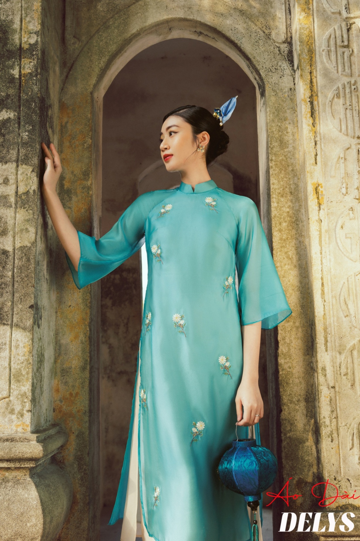 Áo Dài Hạnh Cúc - A4