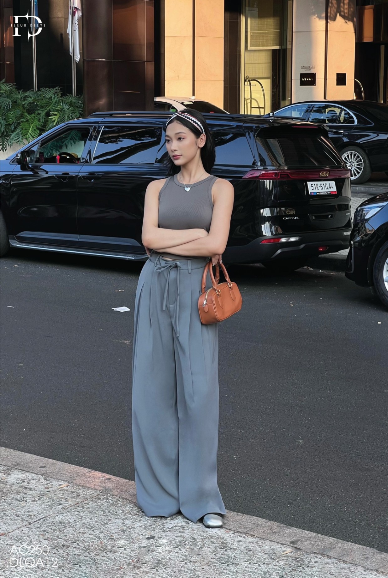 Quần Suông Ly Dây Rút - C1