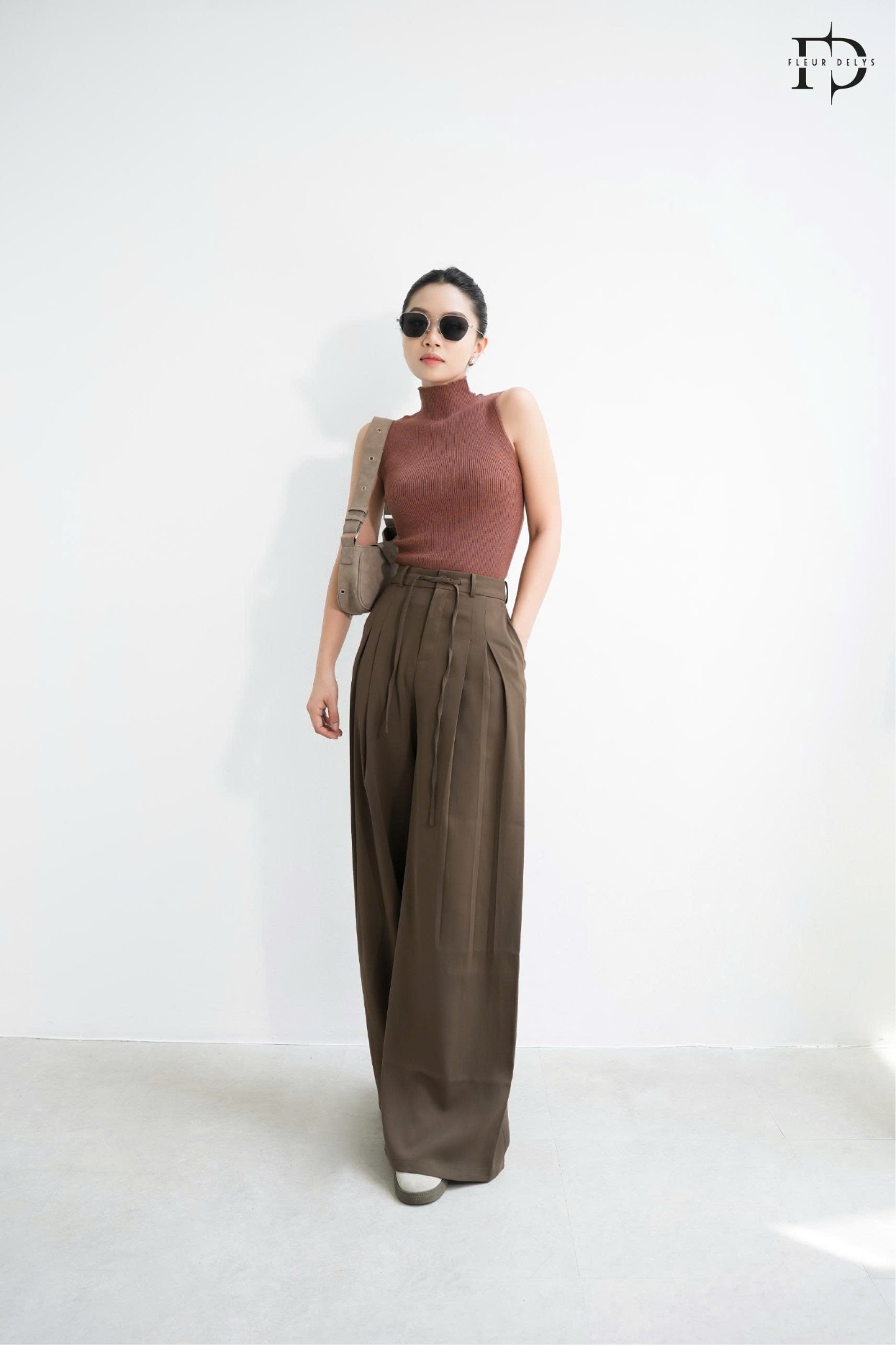 Quần Suông Ly Dây Rút - C1