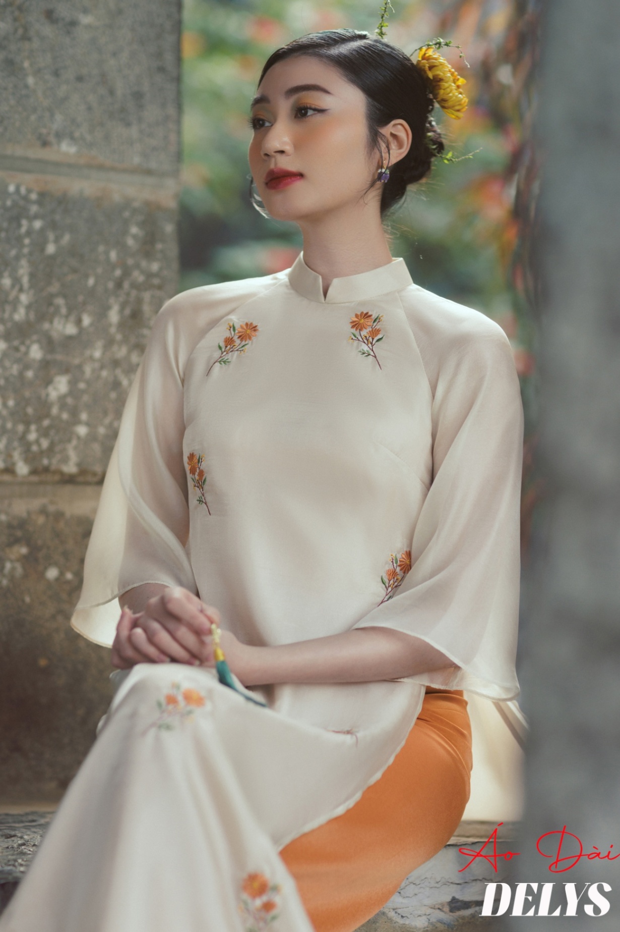 Áo Dài Hạnh Cúc - A4