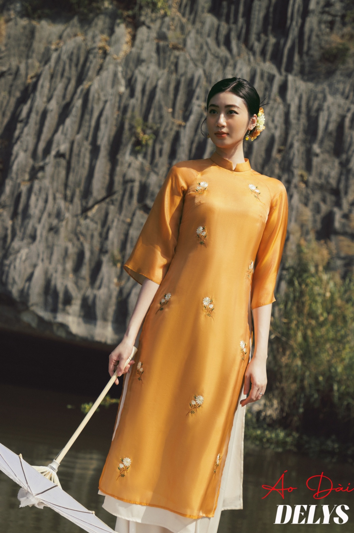 Áo Dài Hạnh Cúc - A4