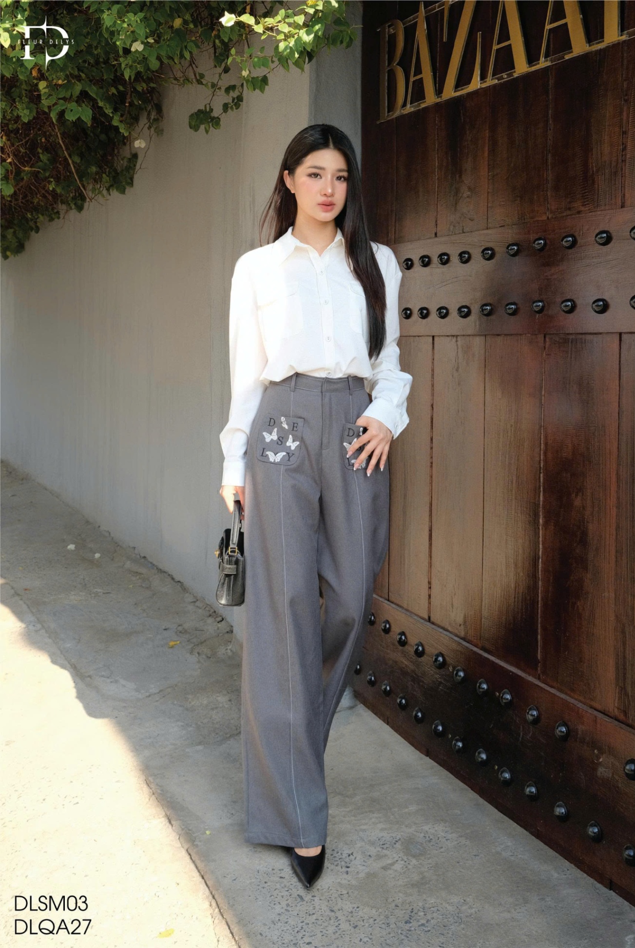 Áo Sơ Mi Kẻ Xước 2 Túi Ngực