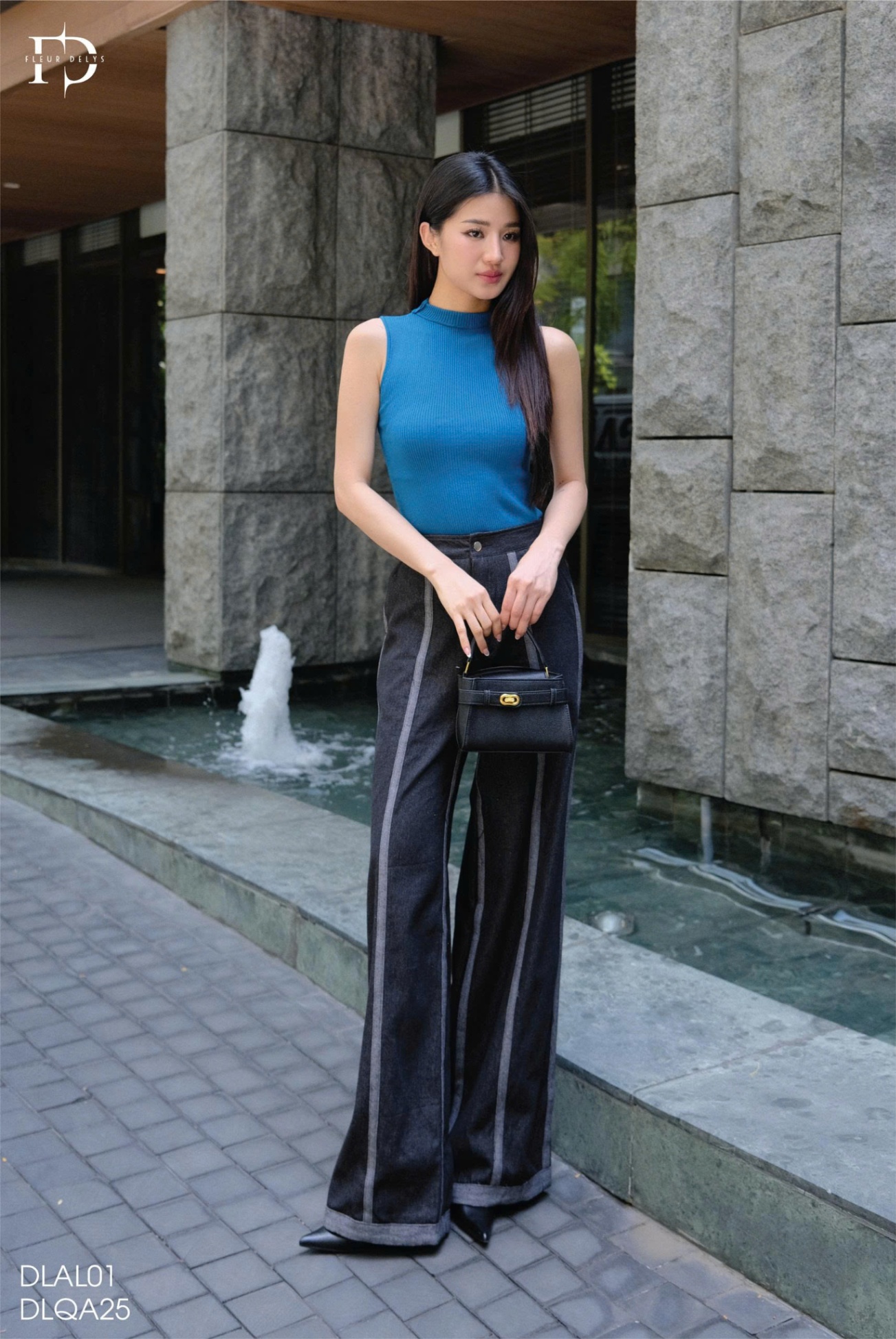 Quần Bò Dây Ốp Trái