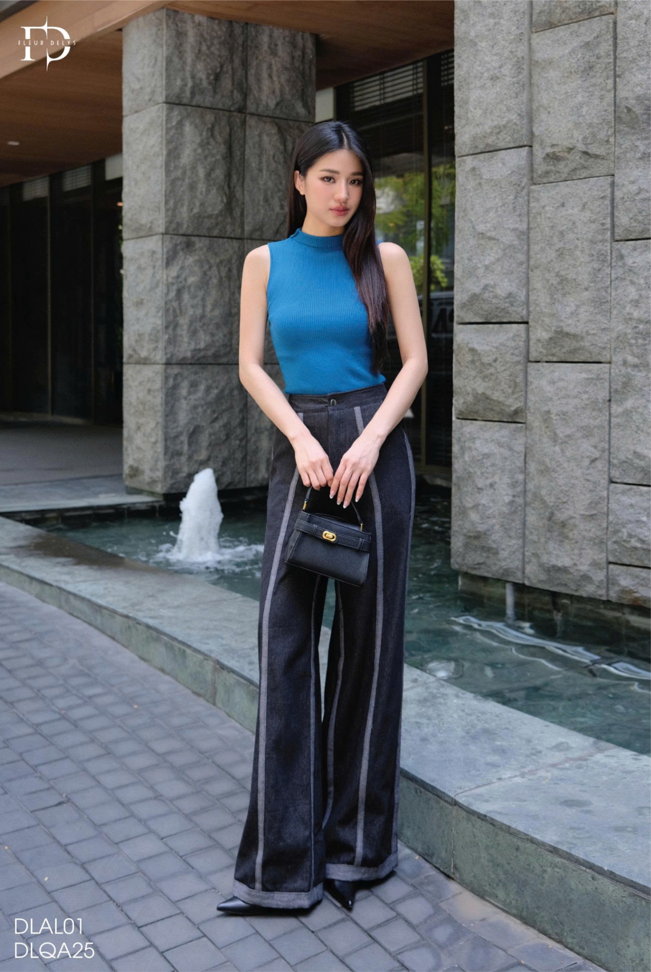 Quần Bò Dây Ốp Trái