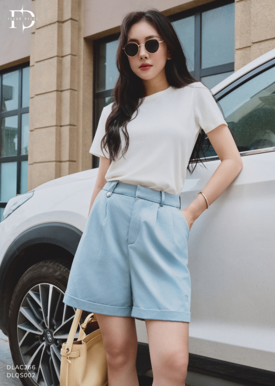 Áo Thun Zip Cổ Tròn