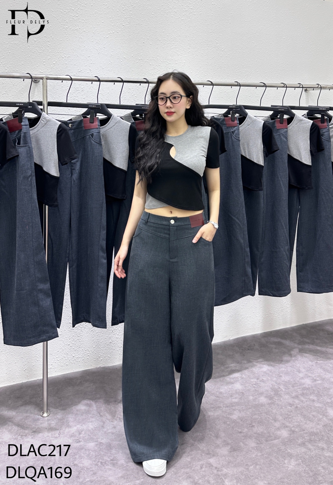 Áo Zip Phối Đan 2 Màu
