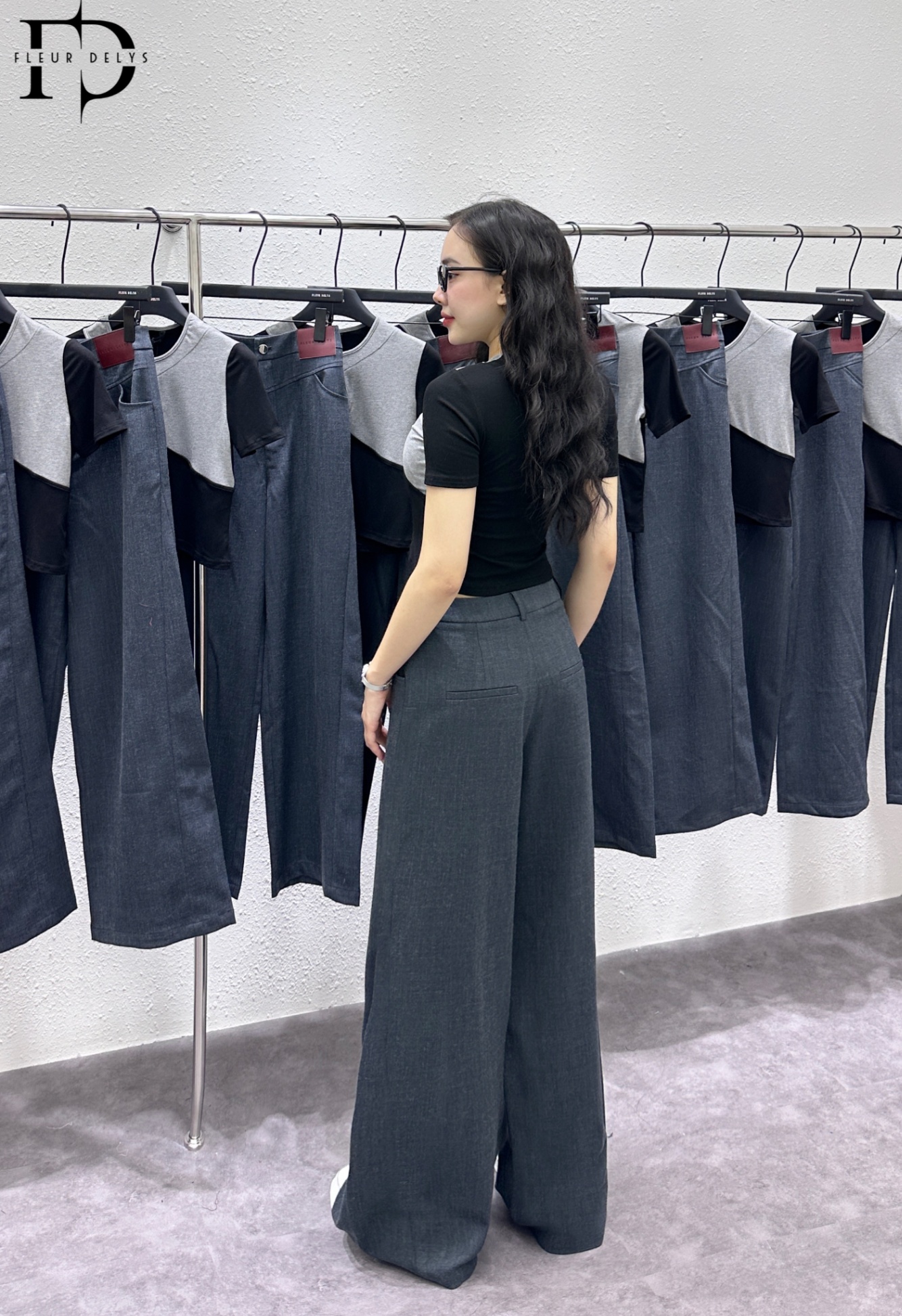 Áo Zip Phối Đan 2 Màu