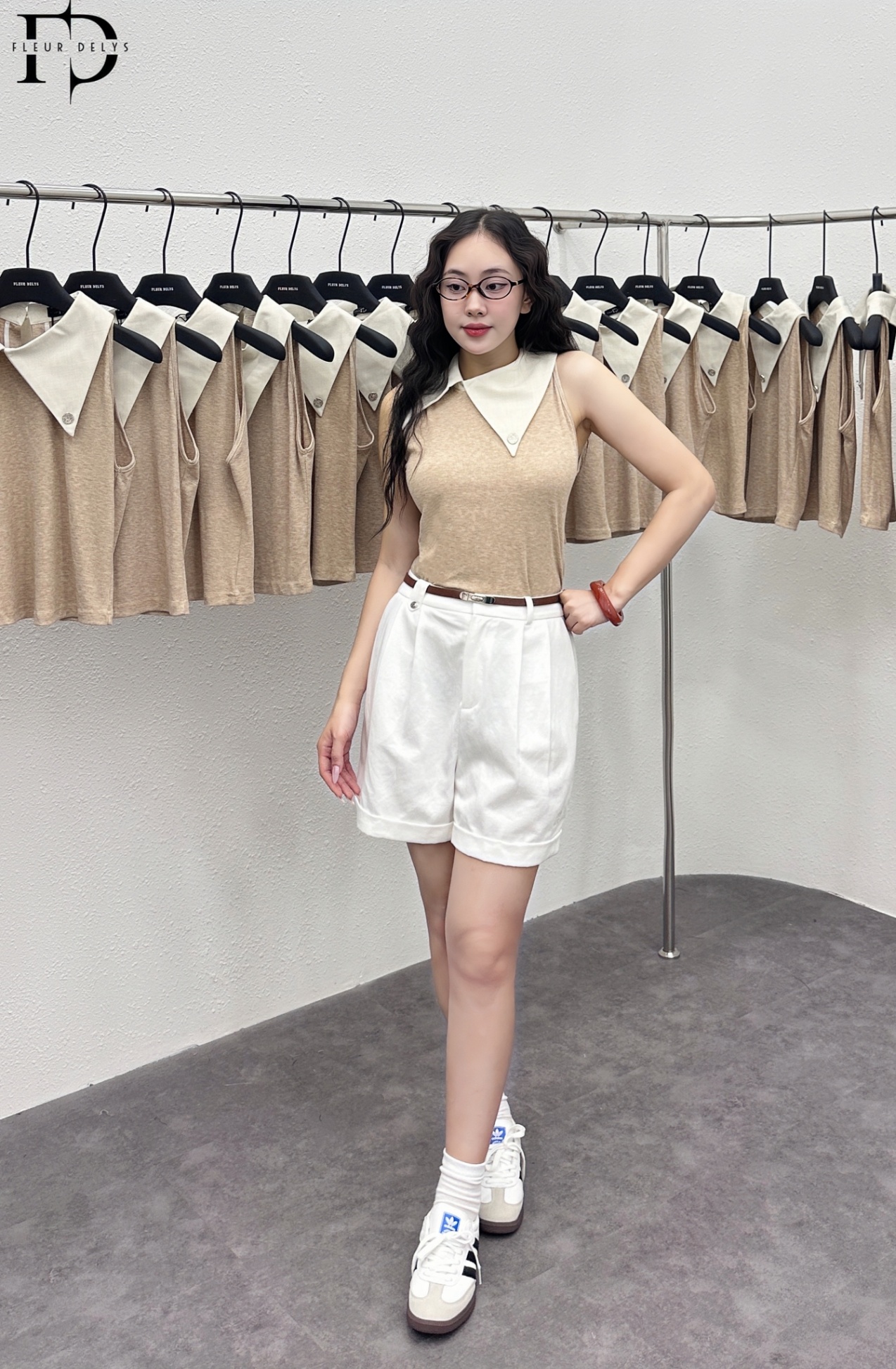 Áo Thun Tăm Phối Cổ Bản To