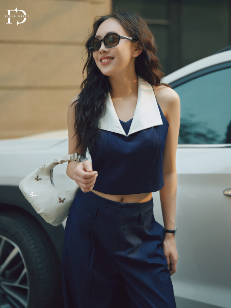 Set Sát Nách Cổ Phối Trắng