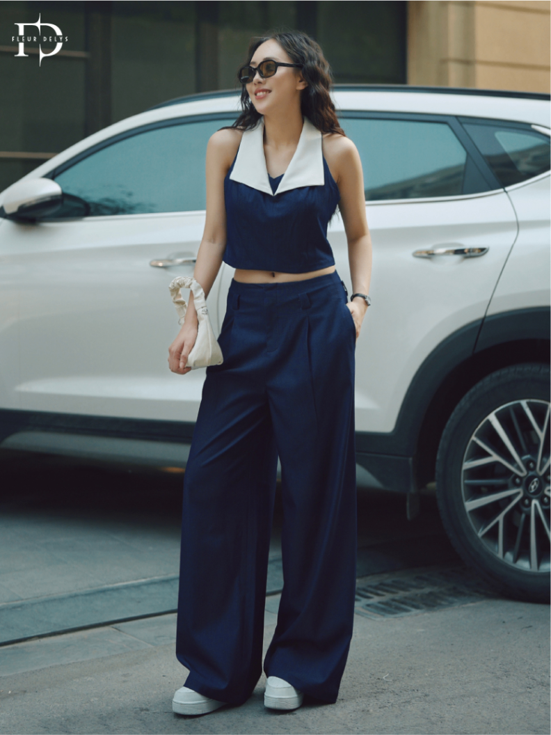 Set Sát Nách Cổ Phối Trắng