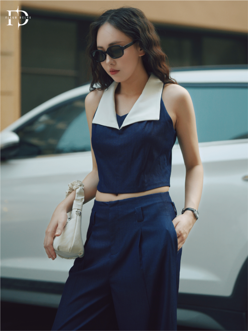 Set Sát Nách Cổ Phối Trắng