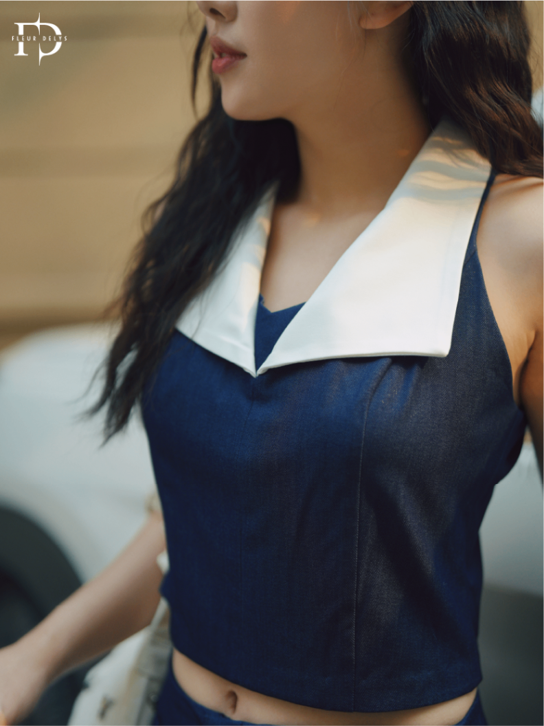 Set Sát Nách Cổ Phối Trắng