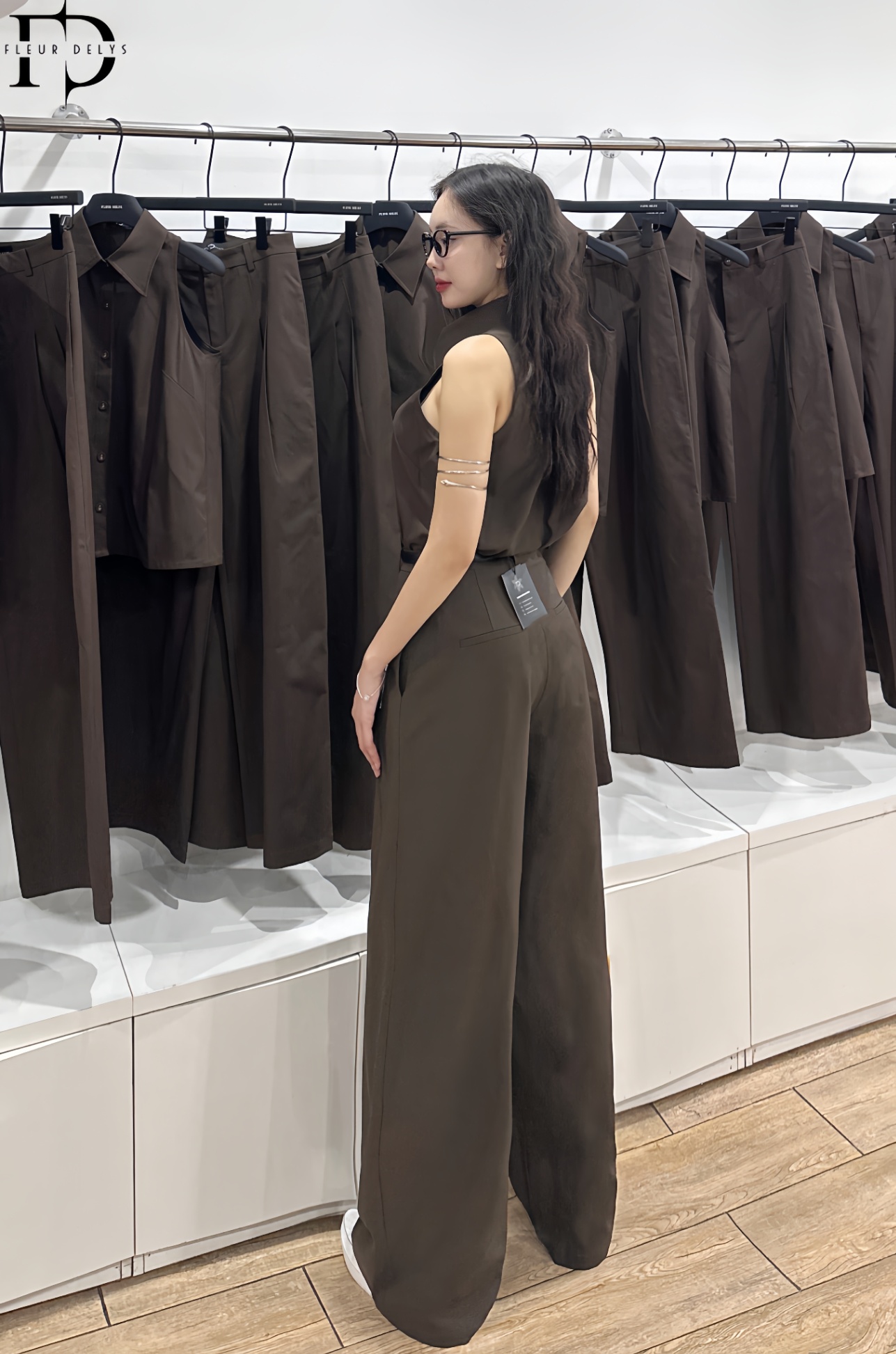 Set Sát Nách Sơ Mi Cúc Bọc
