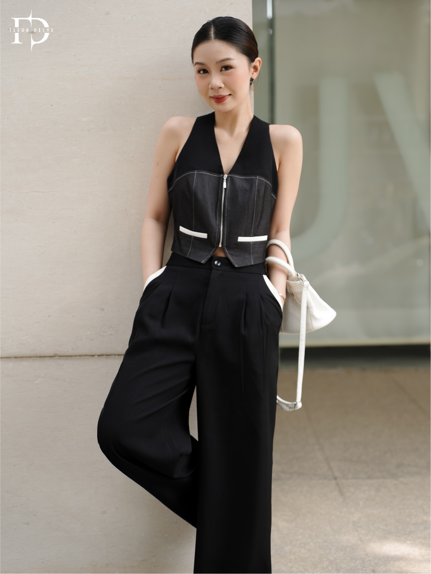 Set Gile Phối Trắng