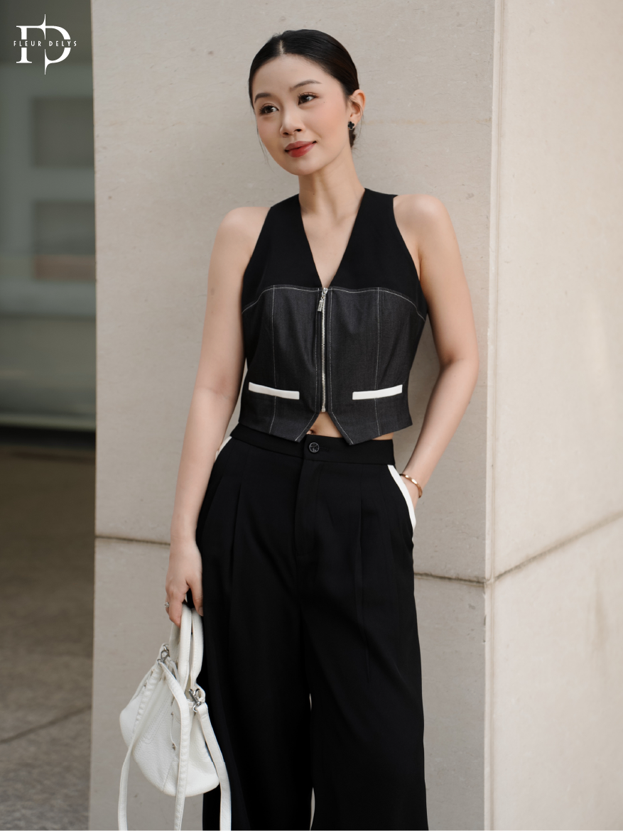 Set Gile Phối Trắng