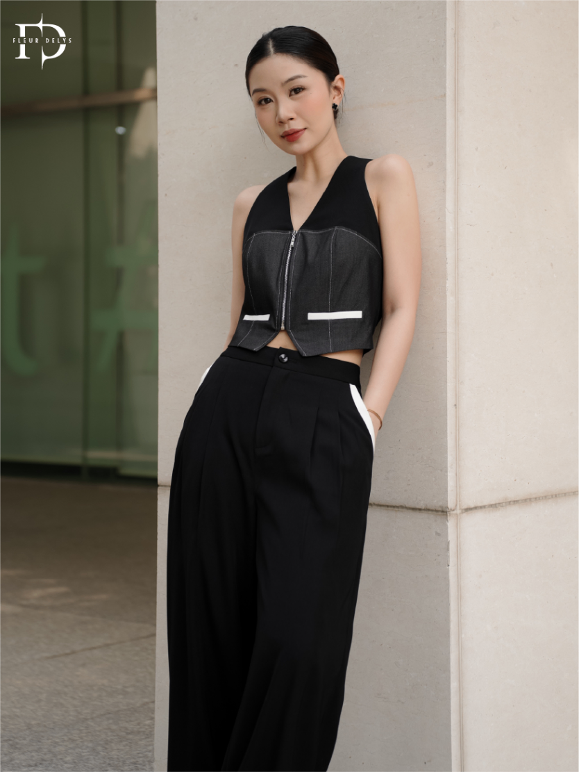 Set Gile Phối Trắng