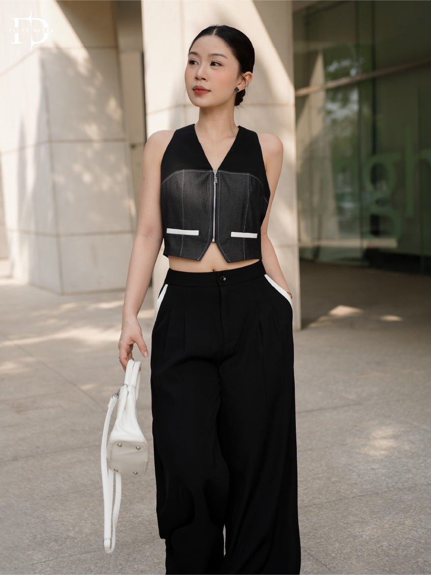 Set Gile Phối Trắng