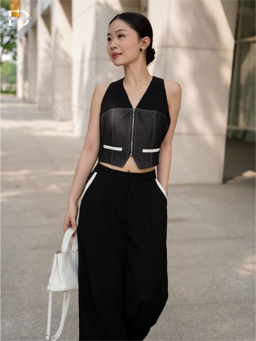 Set Gile Phối Trắng