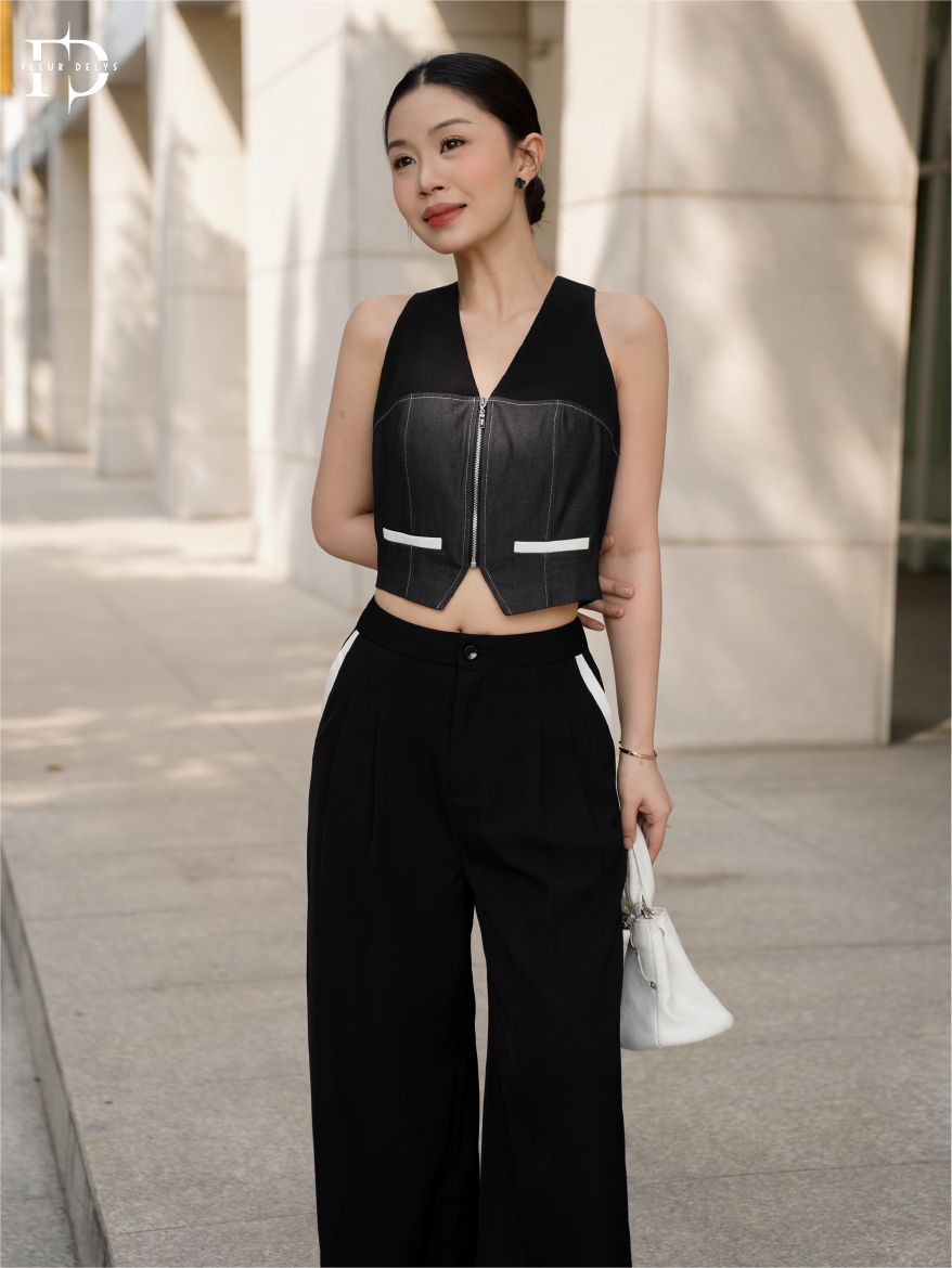 Set Gile Phối Trắng