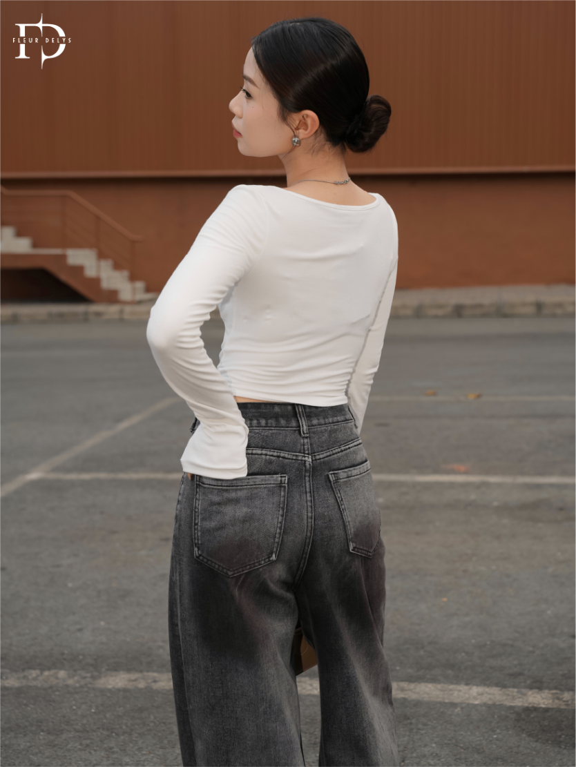 Áo Thun Xoắn Lệch