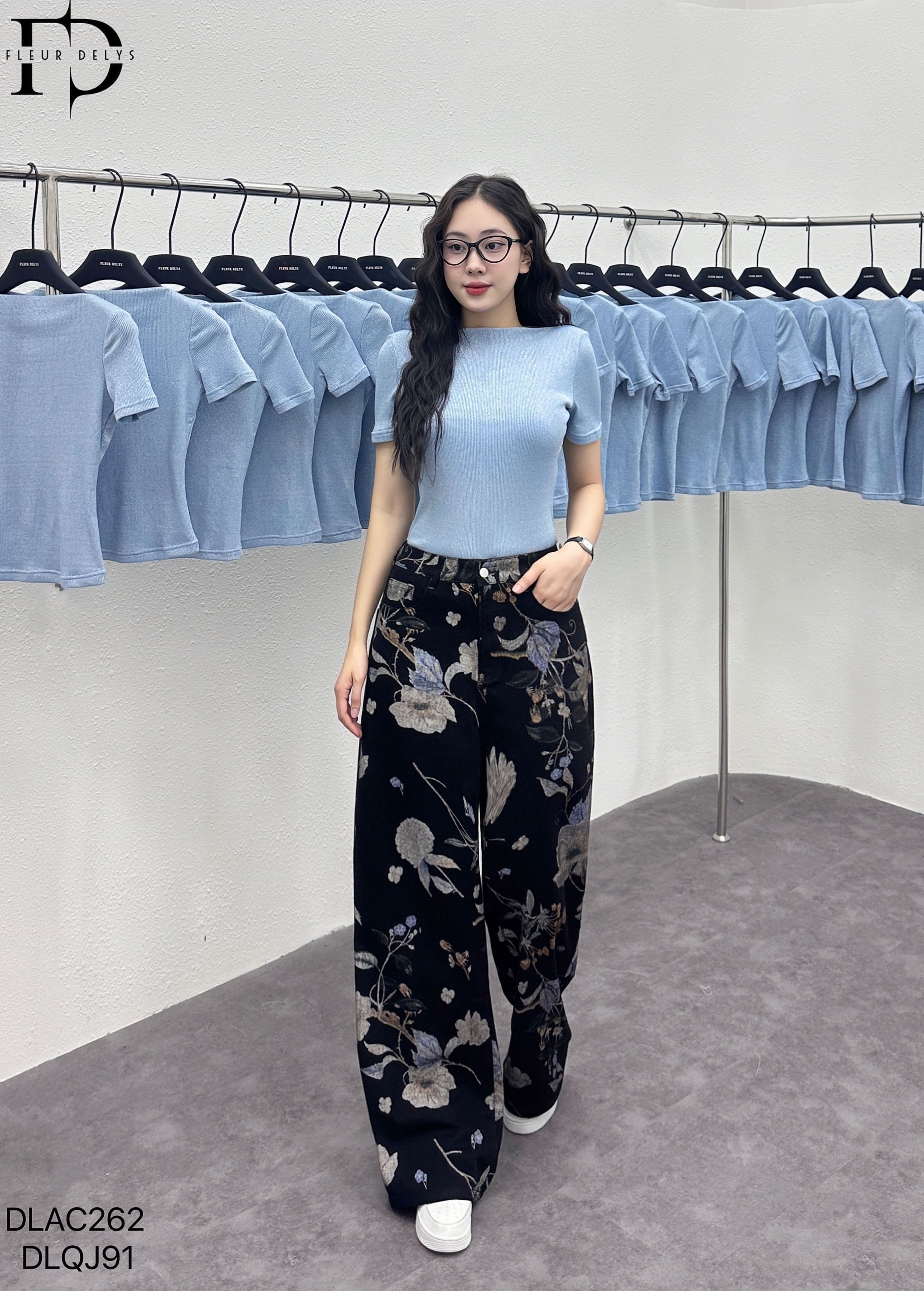 Áo Kim Tuyến Phối Cổ Ngang