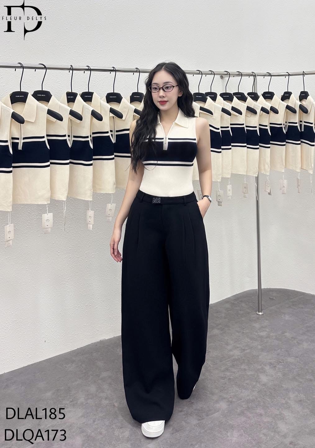 Áo Len Sát Nách Phối Khóa