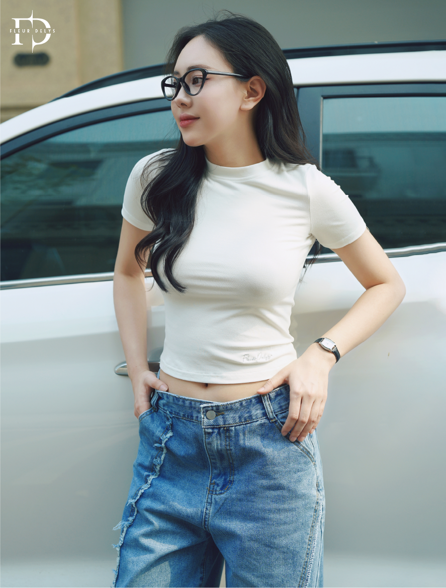 Áo Thun Thêu Gấu