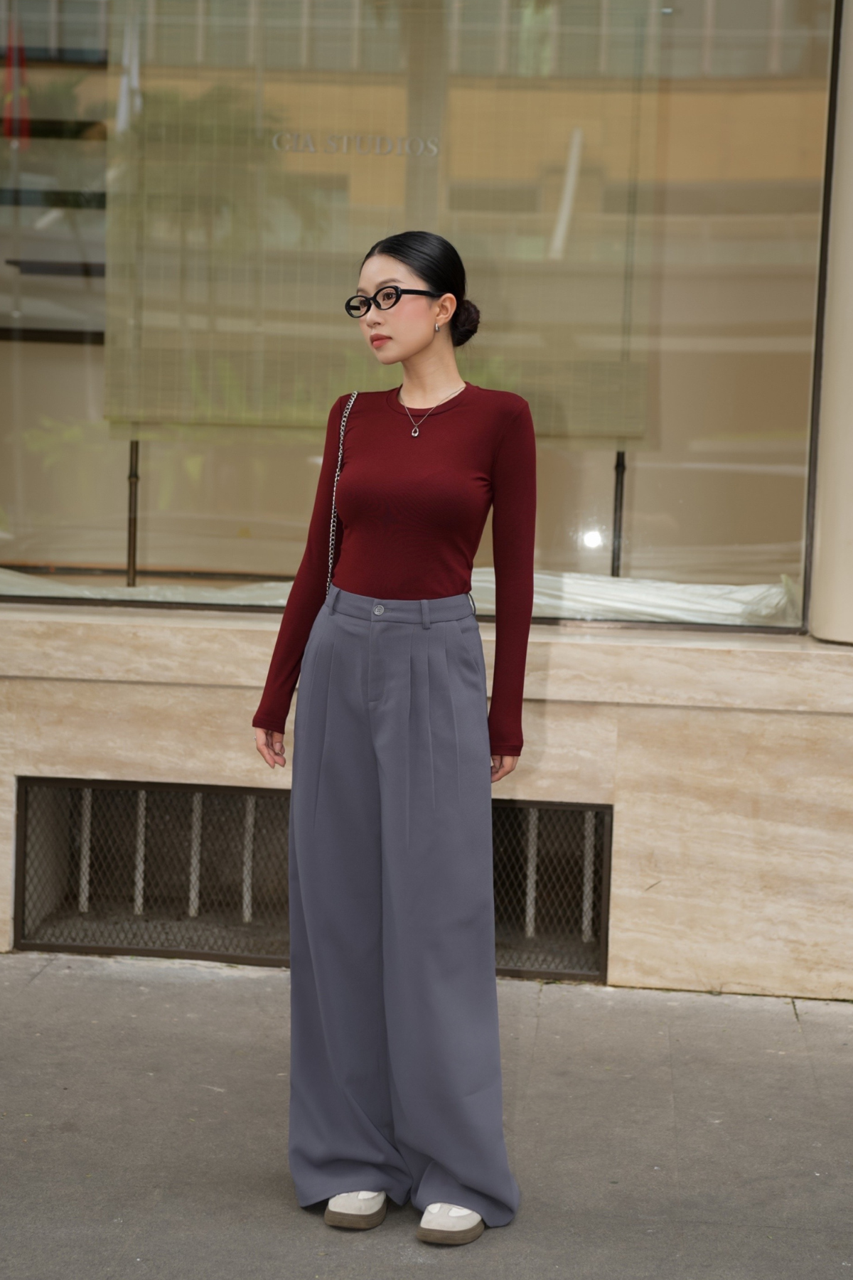 Áo Zip Basic Cổ Tròn