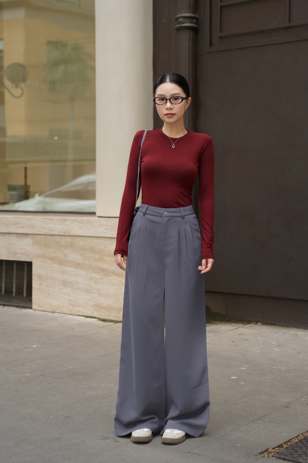 Áo Zip Basic Cổ Tròn