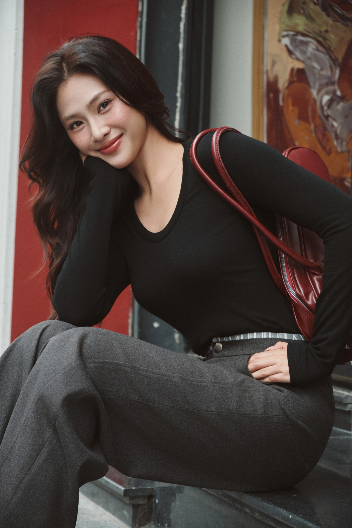 Áo Zip Lông Dày Cổ Trứng