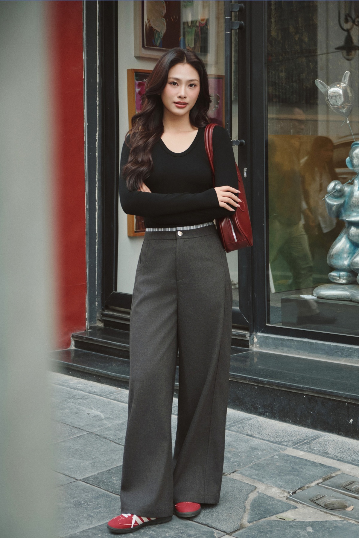 Áo Zip Lông Dày Cổ Trứng