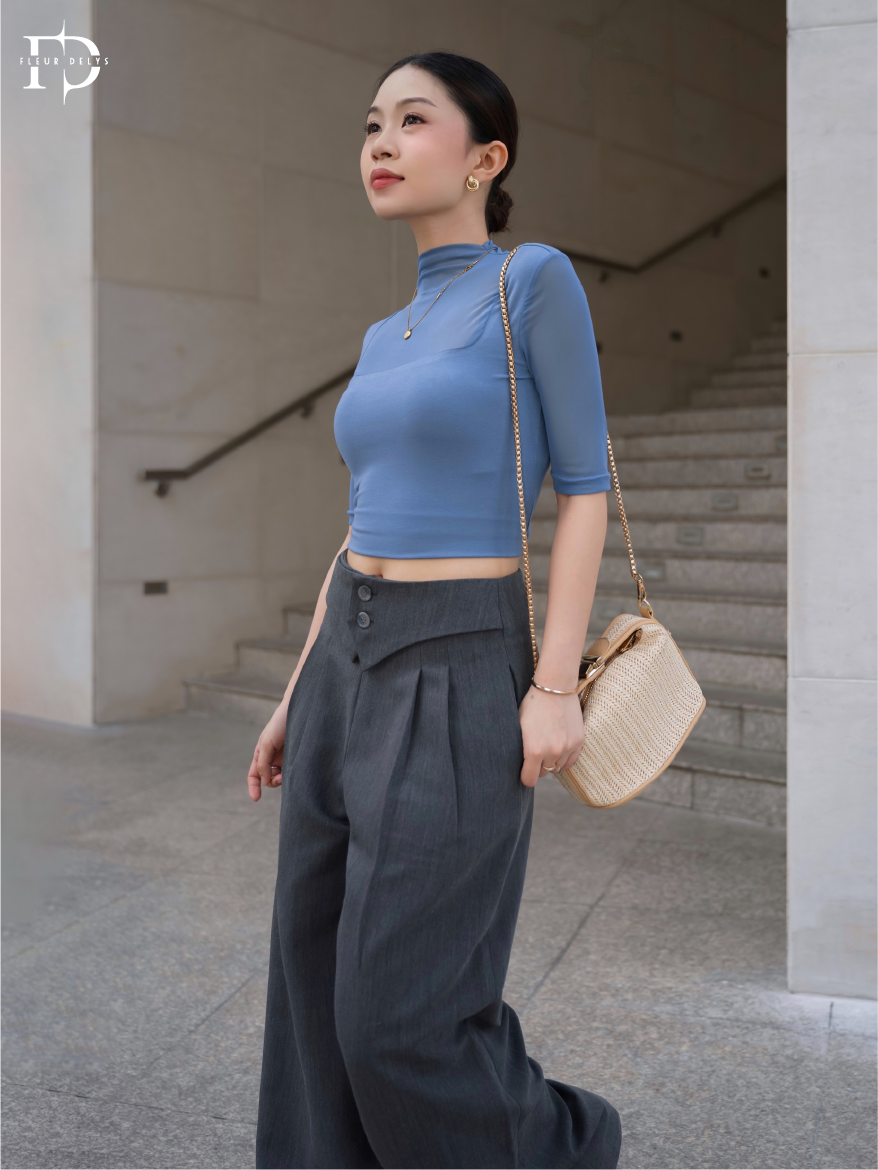 Áo Zip Phối Lưới