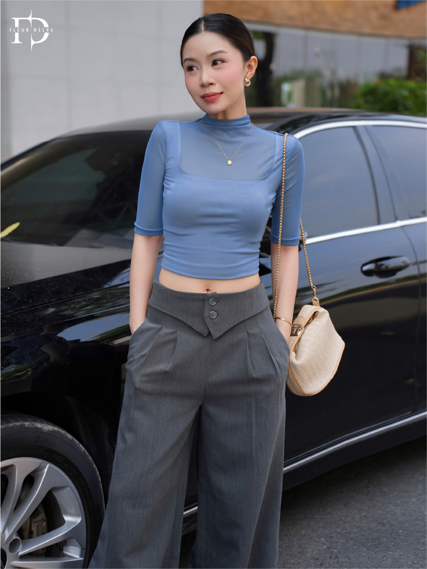 Áo Zip Phối Lưới