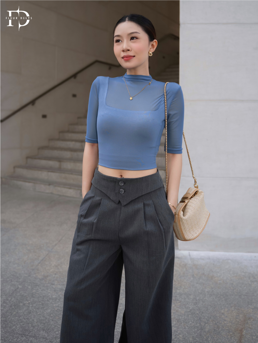 Áo Zip Phối Lưới