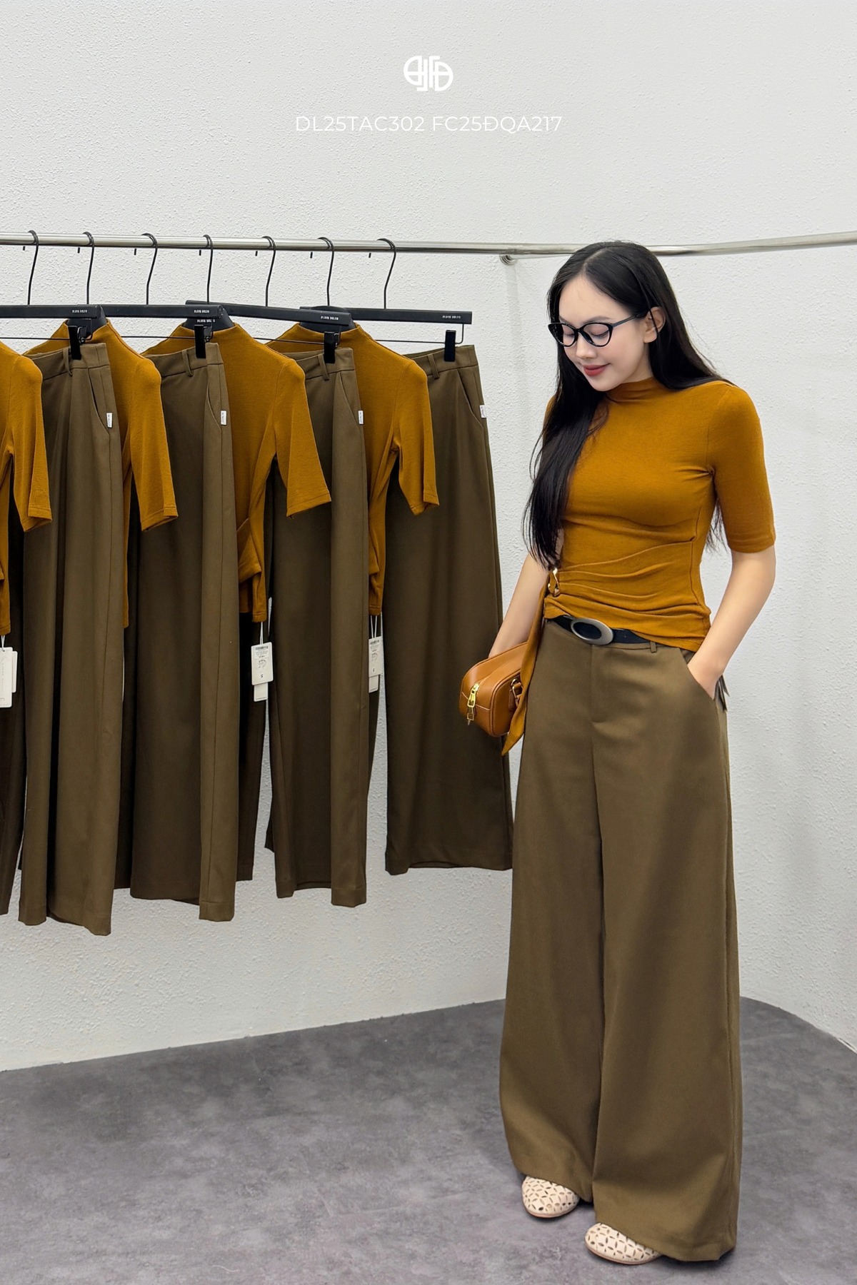 Quần Dạ Tex Cúc Bọc