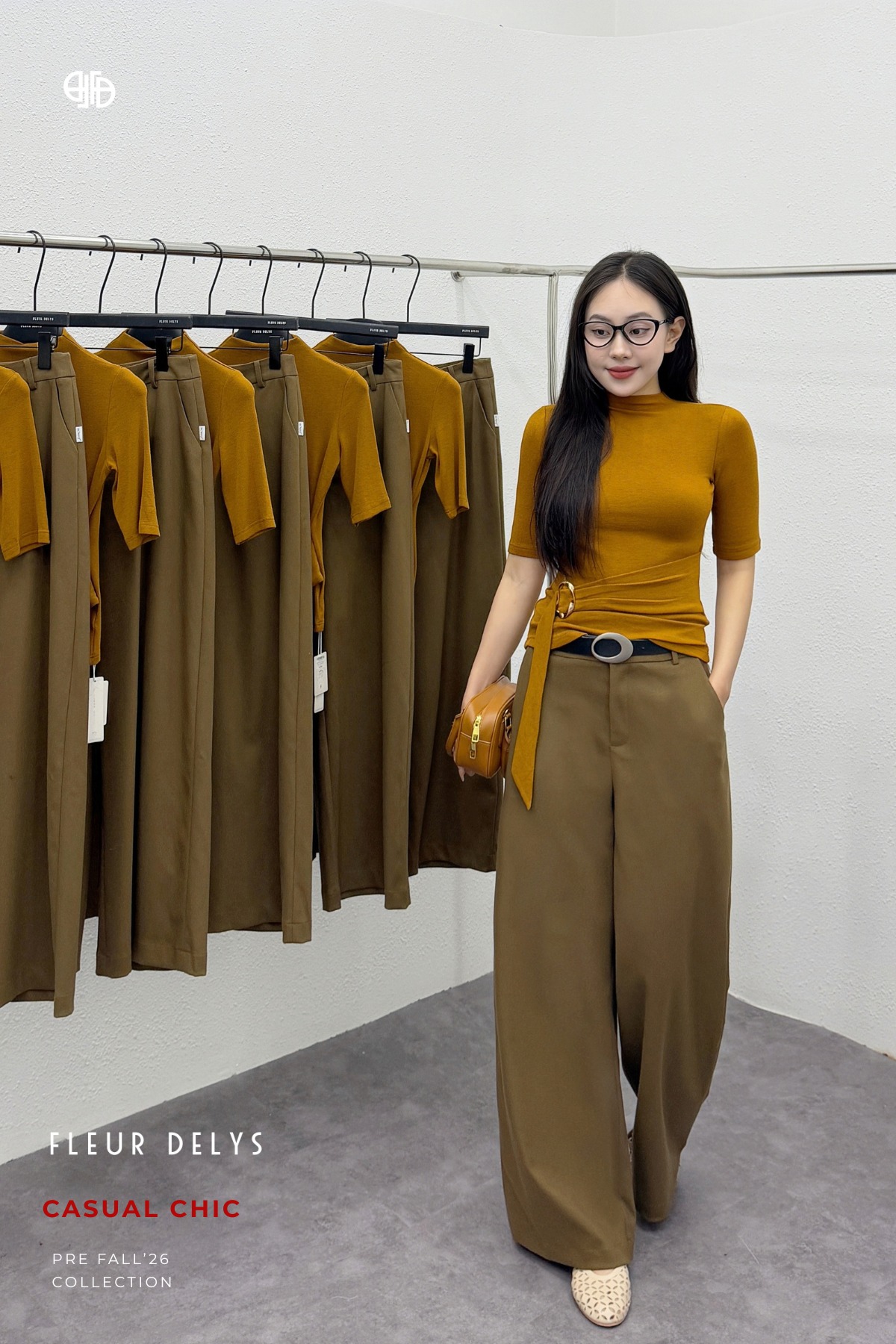 Quần Dạ Tex Cúc Bọc
