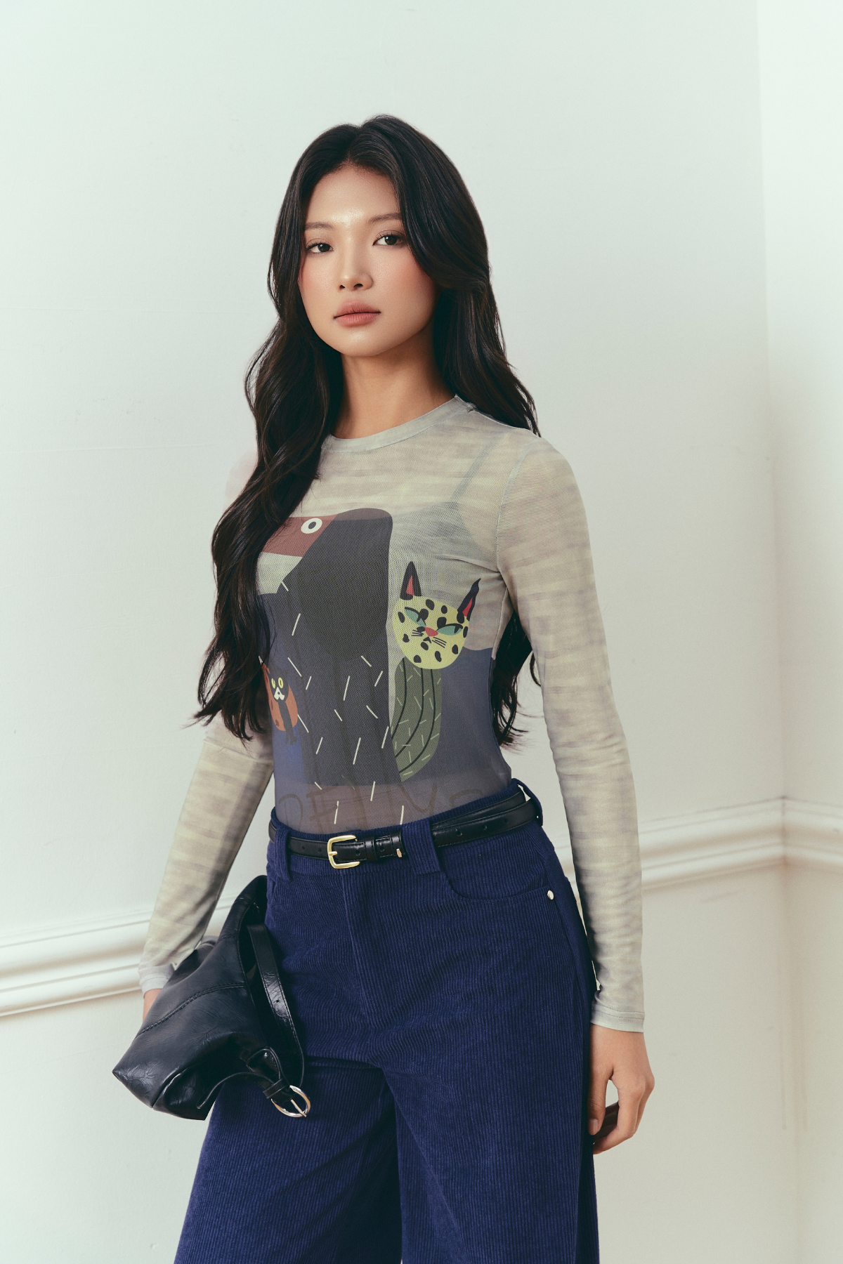 Quần Nhung Tăm Kèm Đinh Tán